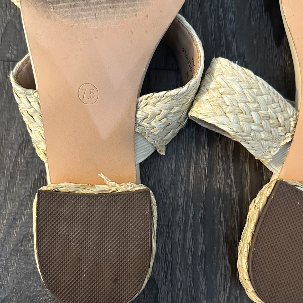 Joie Natural Woven Sandals - Picture 4 of 5